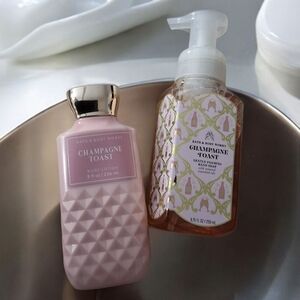 Bath & Body Works Champagne Toast Hand Soap and Lotion Set